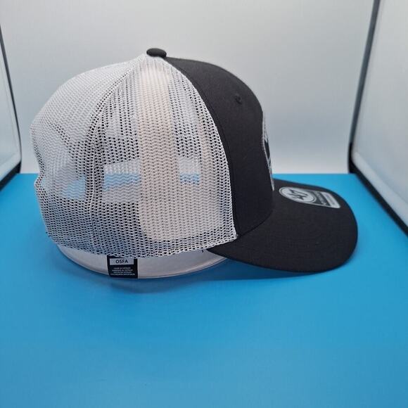 '47 Brand Chicago White Sox Region Patch Trucker Adjustable Hat Snapback Black - Picture 5 of 8